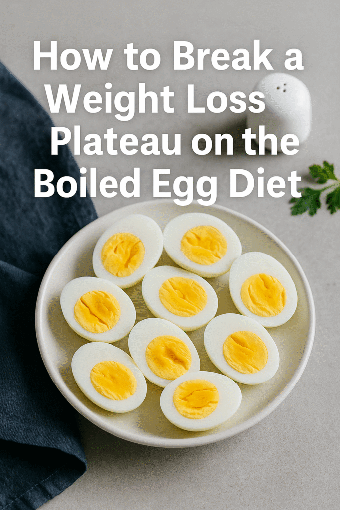 How to Break a Weight Loss Plateau on the Boiled Egg Diet