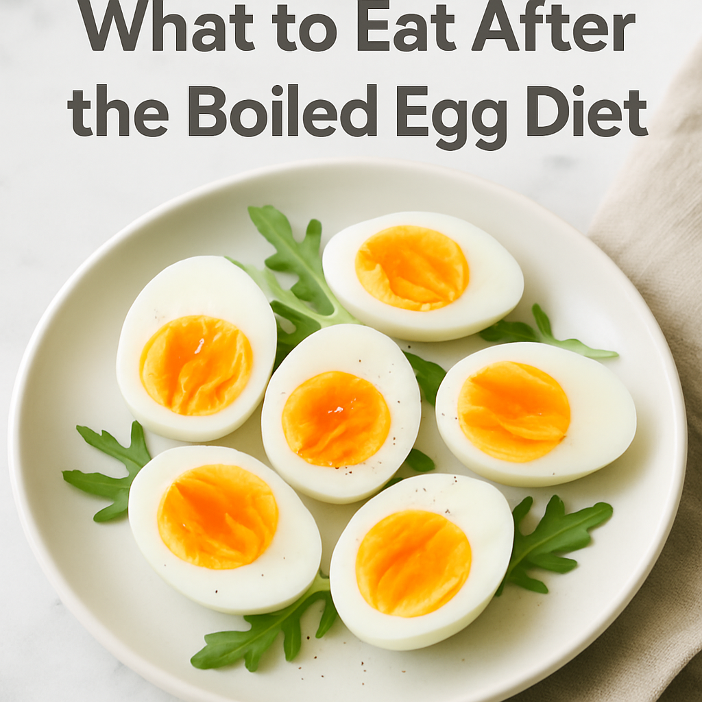 what to eat after the boiled egg diet