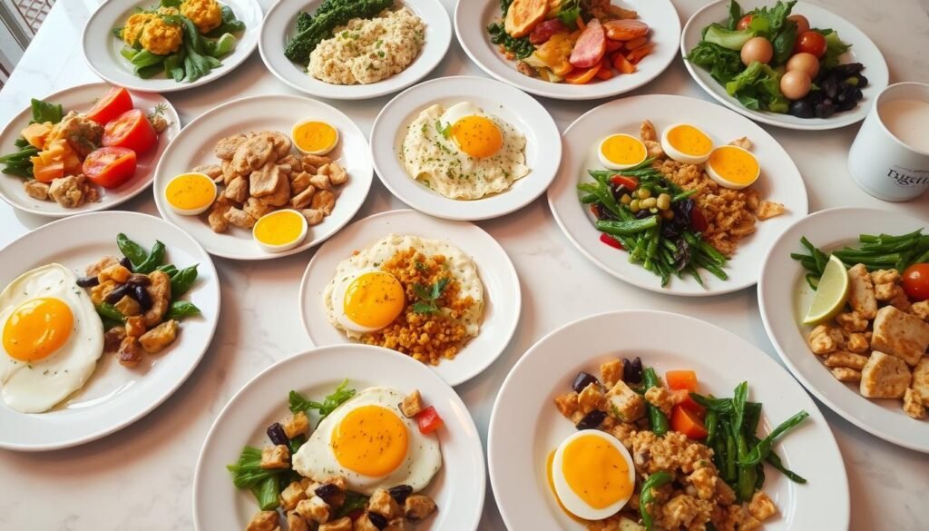 Various healthy meals from the Boiled Egg Diet Various healthy meals from the Boiled Egg Diet