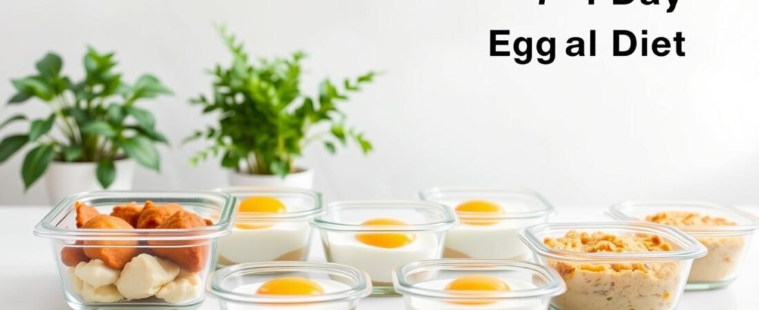 7-Day Egg Diet Meal Plan: Complete Shopping List