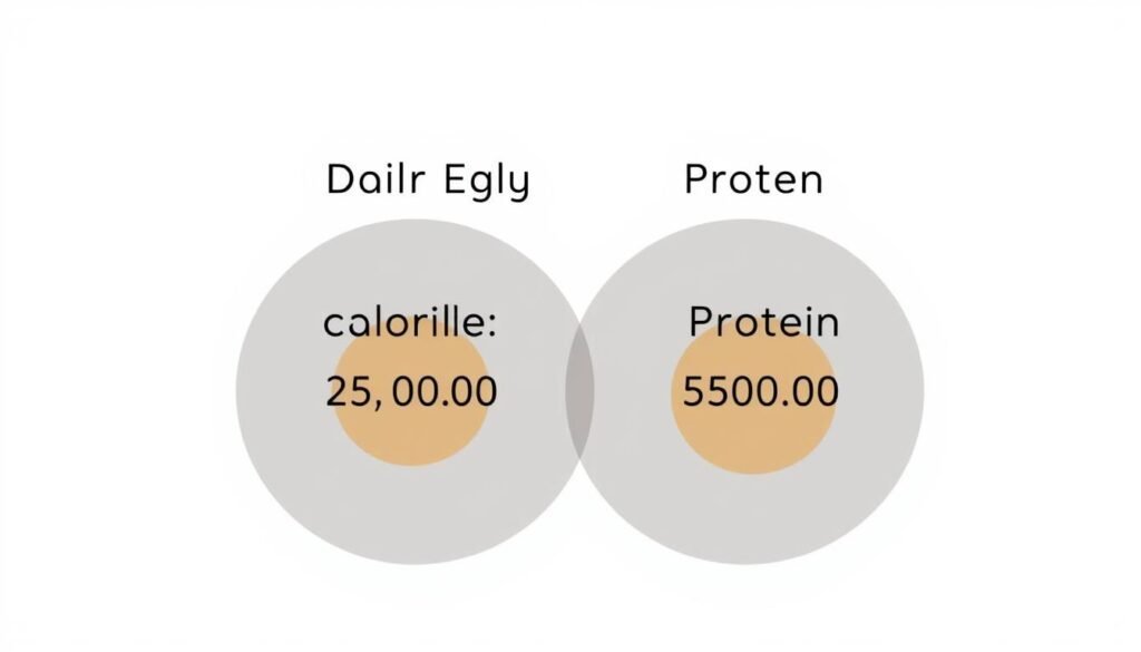 daily calorie and protein goals