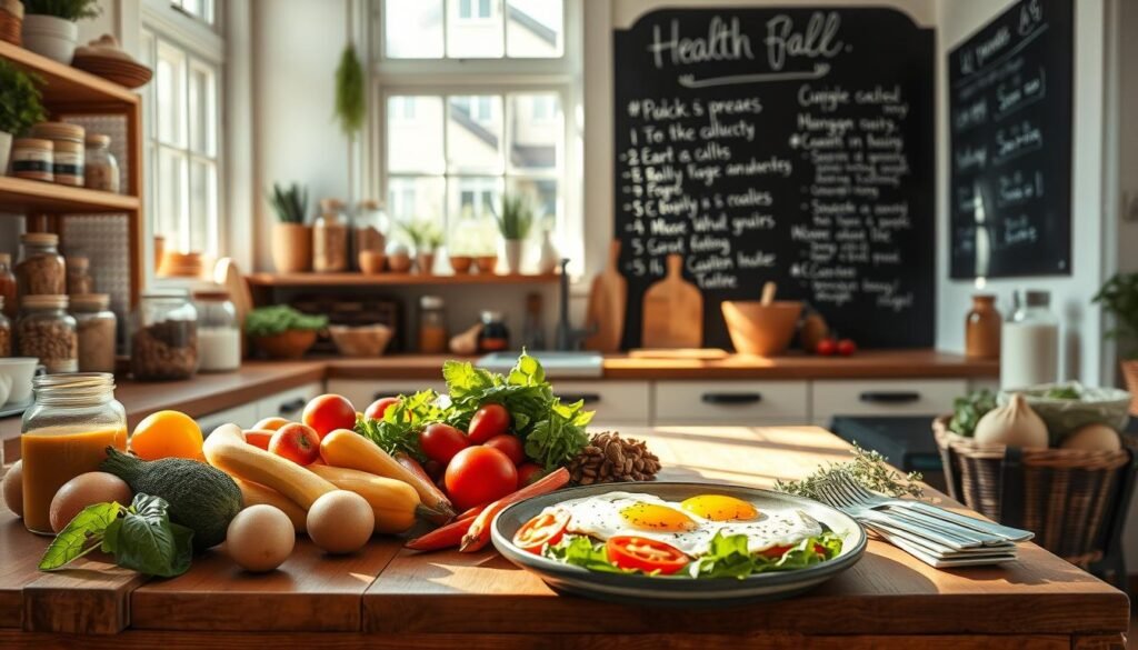 implementing healthy eating plan