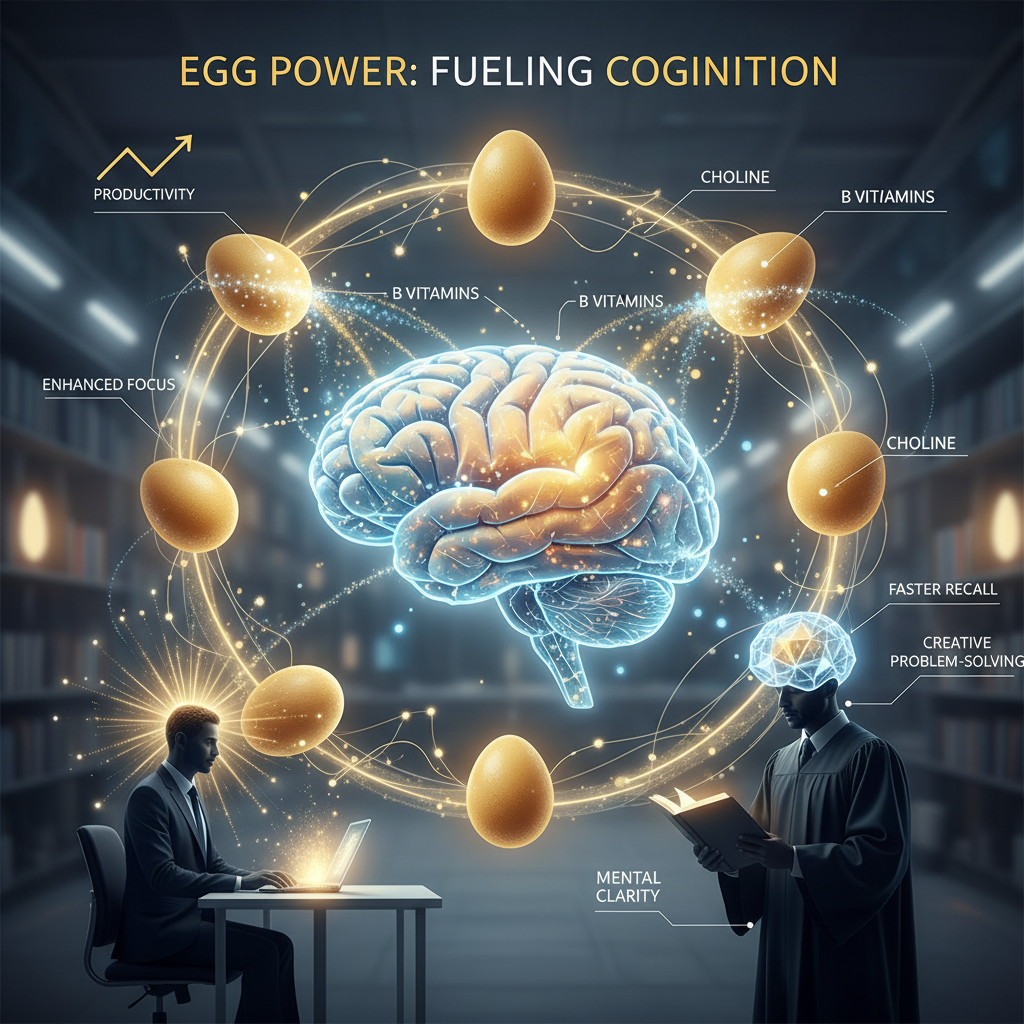 Brain function improvement with egg nutrients