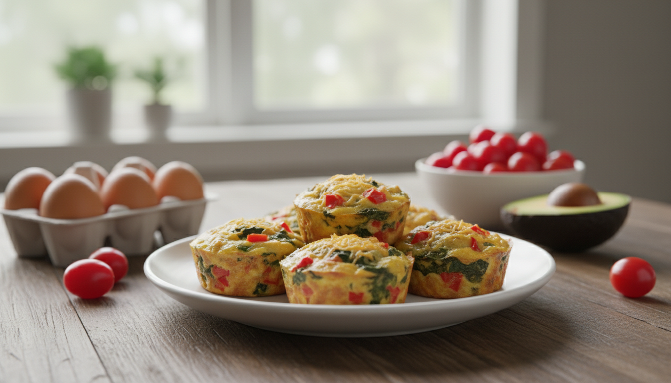 Low‑Carb Egg Muffins (Keto Friendly)