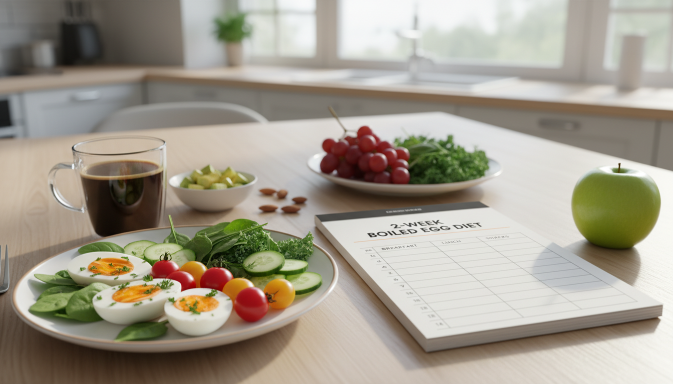 Boiled Egg Diet: 2 Week Plan for Rapid Weight Loss