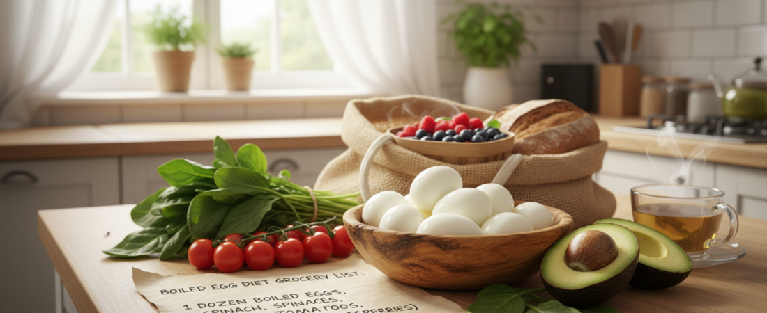 Boiled Egg Diet Grocery List: What to Buy