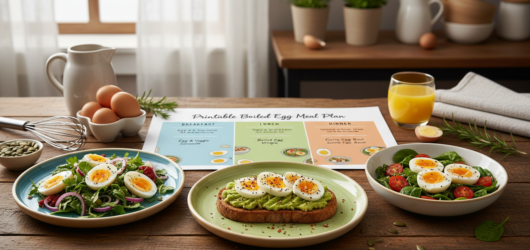 Printable Boiled Egg Meal Plan: Delicious and Nutritious