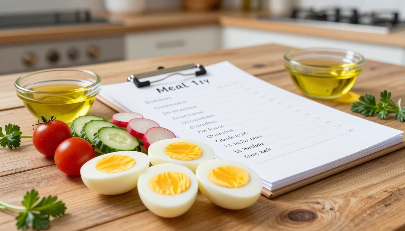 Boiled Egg Diet Day By Day Meal Plan to Lose Weight Fast