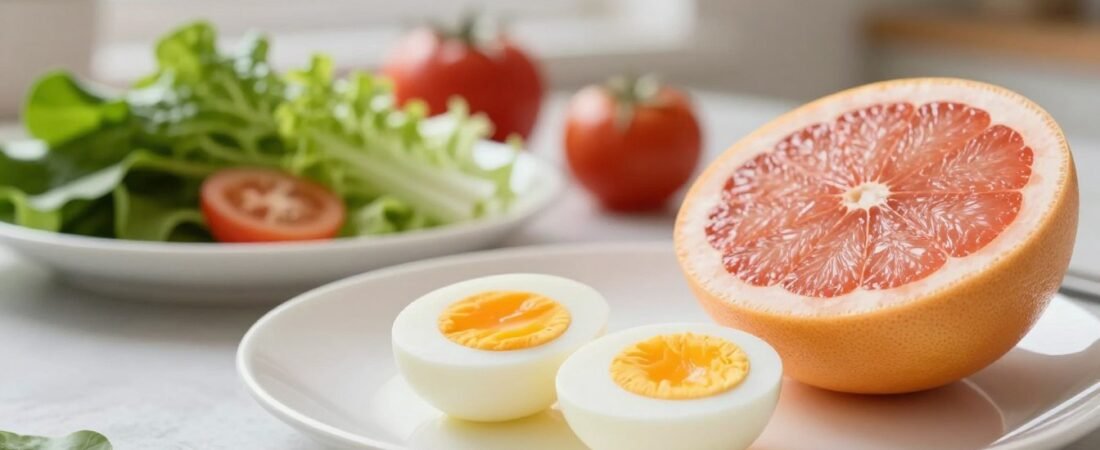 Boiled Egg and Grapefruit Diet Plan for Quick Weight Loss