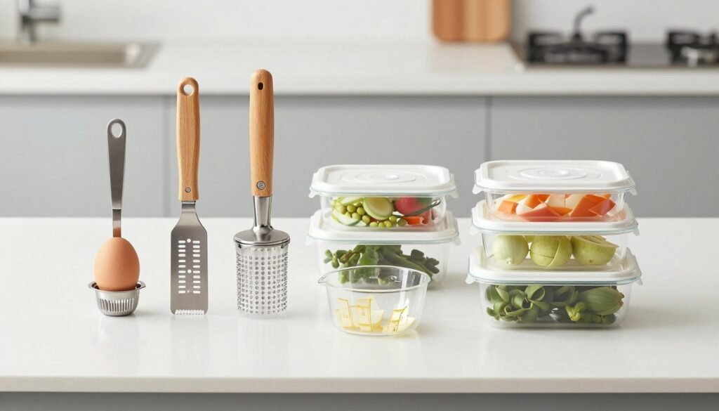 Kitchen tools and shortcuts for efficient meal prep