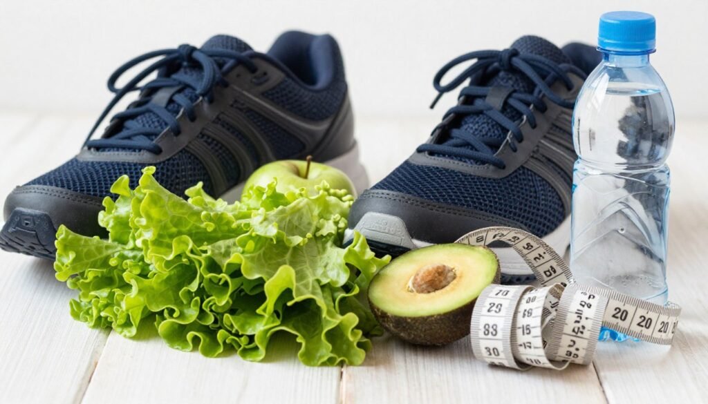 boiled egg diet success and healthy lifestyle concept