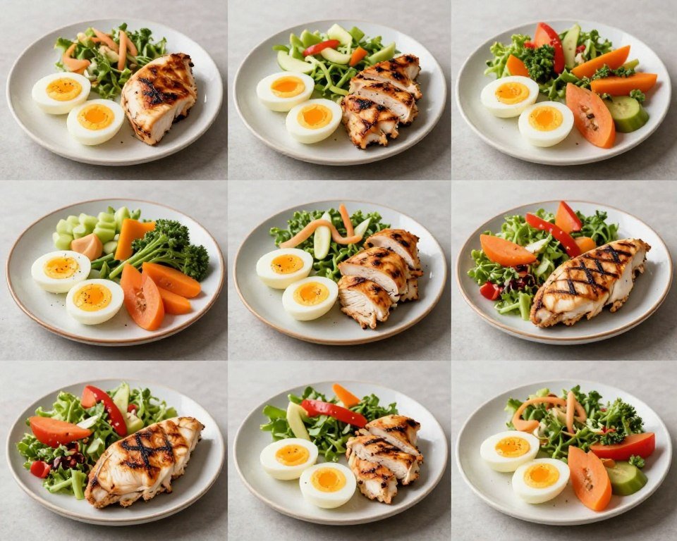 boiled egg diet week one meal examples