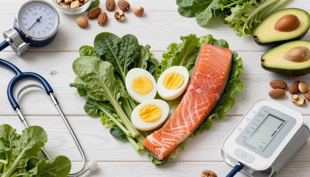 heart health benefits of boiled egg diet with nutritious foods